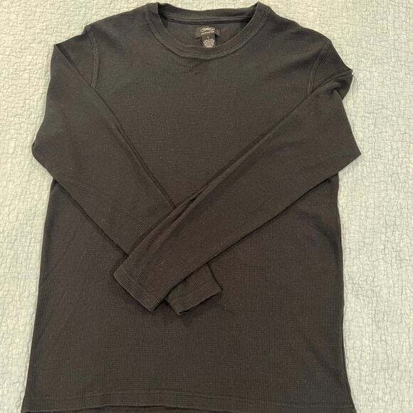 Intimo Black Long Sleeve Thermal Shirt - Men's Size Large - Picture 1 of 3